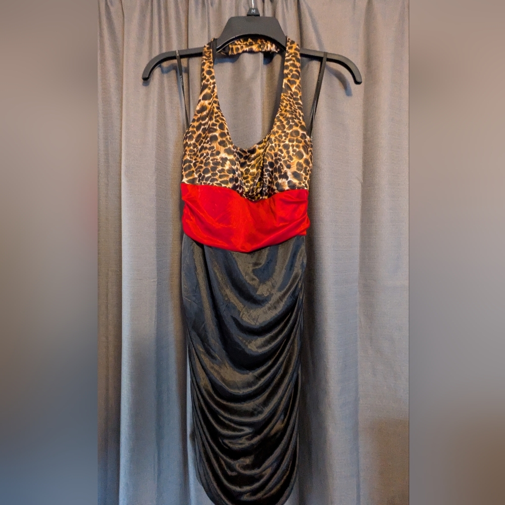 Women's elegant rouched tank dress. . Sz.L